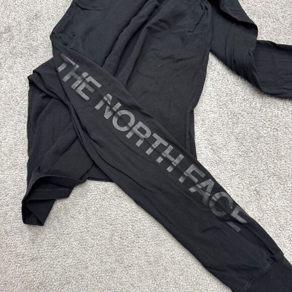 The North Face Long Sleeve Graphic T-Shirt Womens XS Black Crew Neck Cotton Tee - Picture 4 of 12
